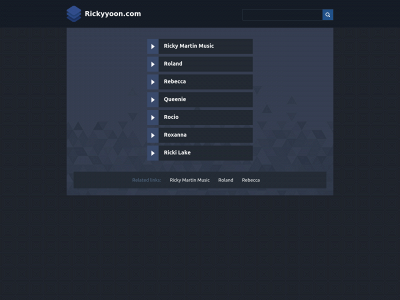 rickyyoon.com snapshot