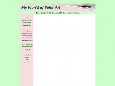 spirit-art-auragraphs.com snapshot