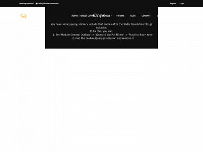 thundercourse.com snapshot