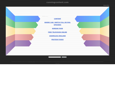 cunningcontent.com snapshot