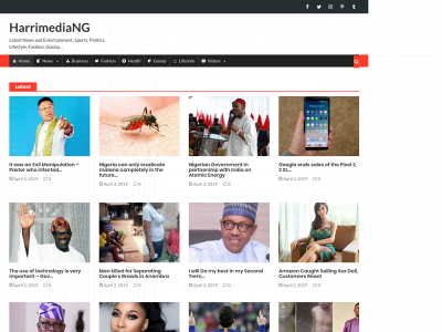 www.harrimedia.com.ng snapshot