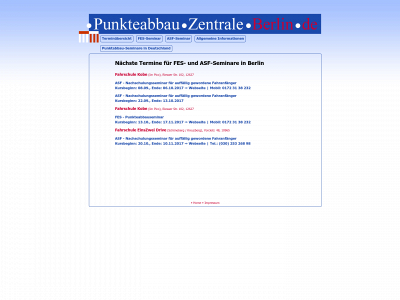 punkteabbau-zentrale-berlin.de snapshot