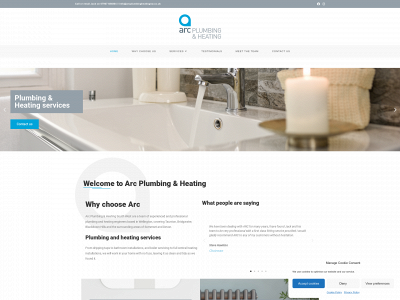 arcplumbingheatingsw.co.uk snapshot