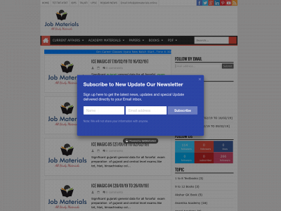 www.jobmaterials.in snapshot