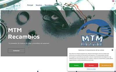 mtmrecambios.com snapshot