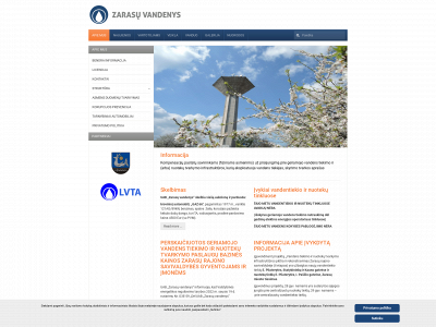 zarasuvandenys.lt snapshot