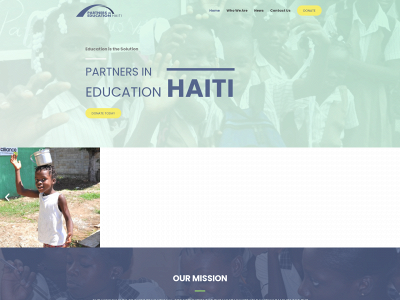 partnersineducationhaiti.org snapshot