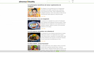 alimentacionhealthy.es snapshot