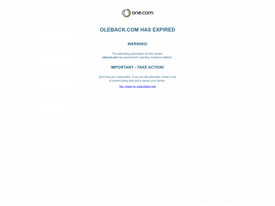 oleback.com snapshot