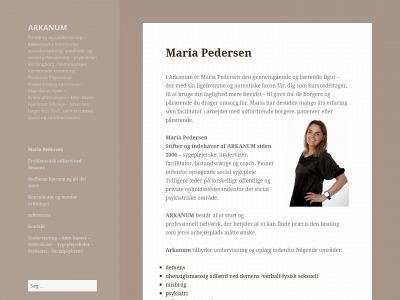 www.arkanum.dk snapshot