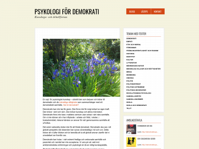 demokratinspsykologi.se snapshot