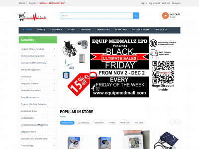 equipmedmall.com snapshot