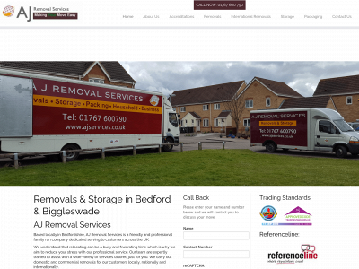 ajservices.co.uk snapshot