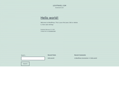 lexxtravel.com snapshot