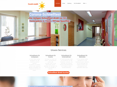 cov2-schnelltest.de snapshot