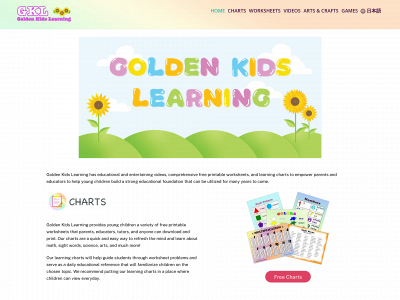 goldenkidslearning.com snapshot