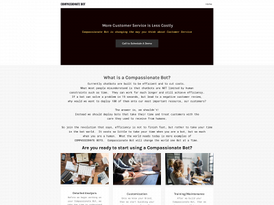 www.compassionatebot.com snapshot