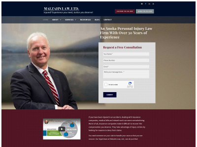malzahnlaw.com snapshot