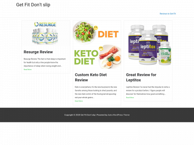 getfitdontslip.com snapshot