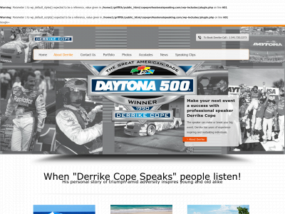 copeprofessionalspeaking.com snapshot