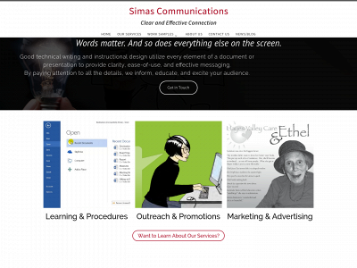 simascommunications.com snapshot
