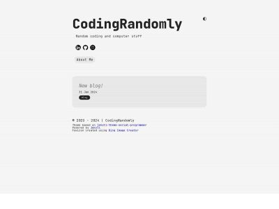 codingrandomly.com snapshot