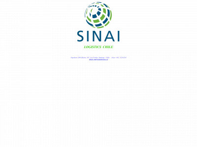 sinailogistics.cl snapshot