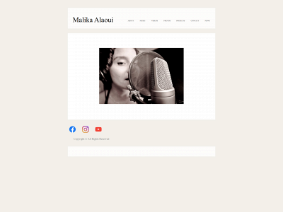 malika-alaoui.com snapshot