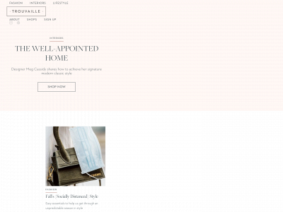 trouvailleonline.com snapshot