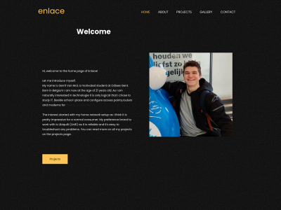 enlace.be snapshot