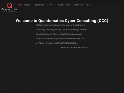 quantumaticscyberconsulting.com snapshot