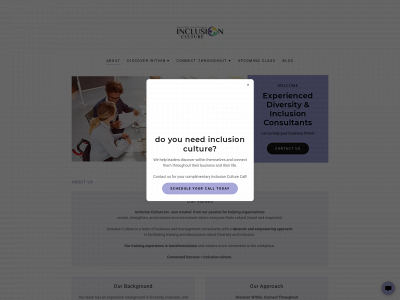 inclusionculture.com snapshot