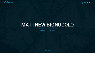 matthewbignucolo.com snapshot