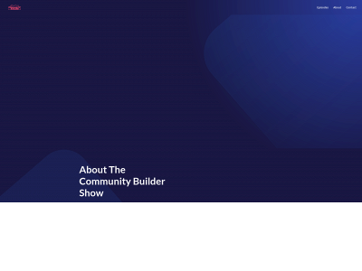 communitybuildershow.com snapshot
