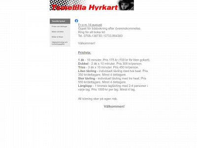 tomelillahyrkart.se snapshot