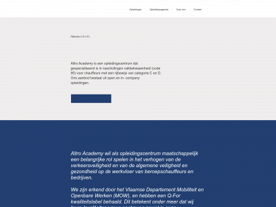 altroacademy.be snapshot