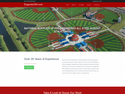 dugoutsusa.com snapshot