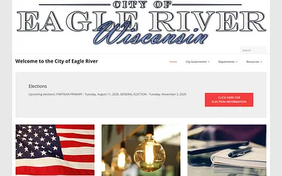 eagleriverwi.gov snapshot
