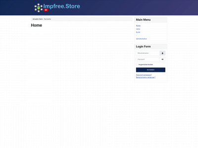 impfree.store snapshot