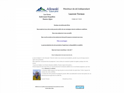 www.allowski.fr snapshot