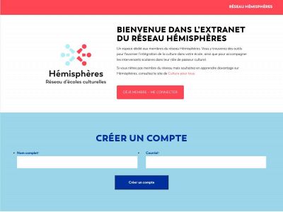 reseauhemispheres.ca snapshot