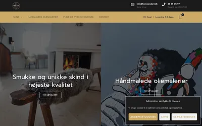 homeandart.dk snapshot