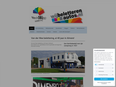 www.vanderweebelettering.nl snapshot