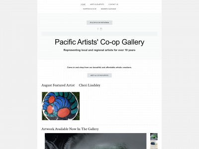 www.pacificartco-op.com snapshot