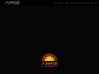 arisehealthlab.org snapshot