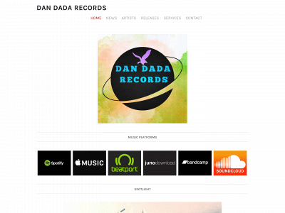 www.dandadamusic.com snapshot