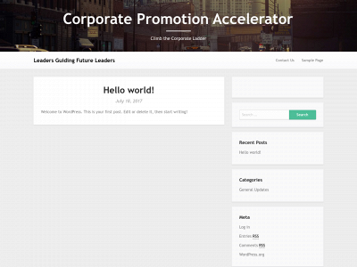 corporatepromotionaccelerator.com snapshot