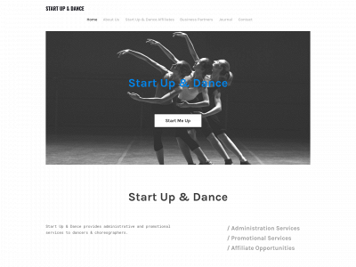 startupanddance.weebly.com snapshot