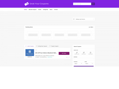 grabyourcoupons.com snapshot