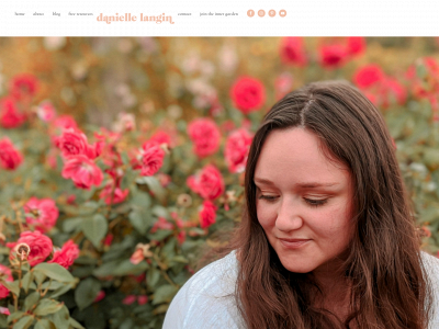 daniellelangin.com snapshot